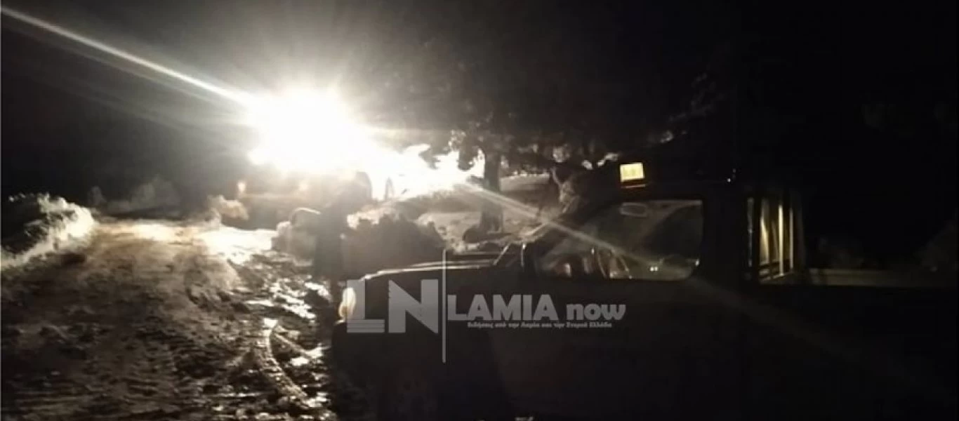 Απεγκλωβίστηκαν τελικά οι κτηνοτρόφοι στη Φθιώτιδα